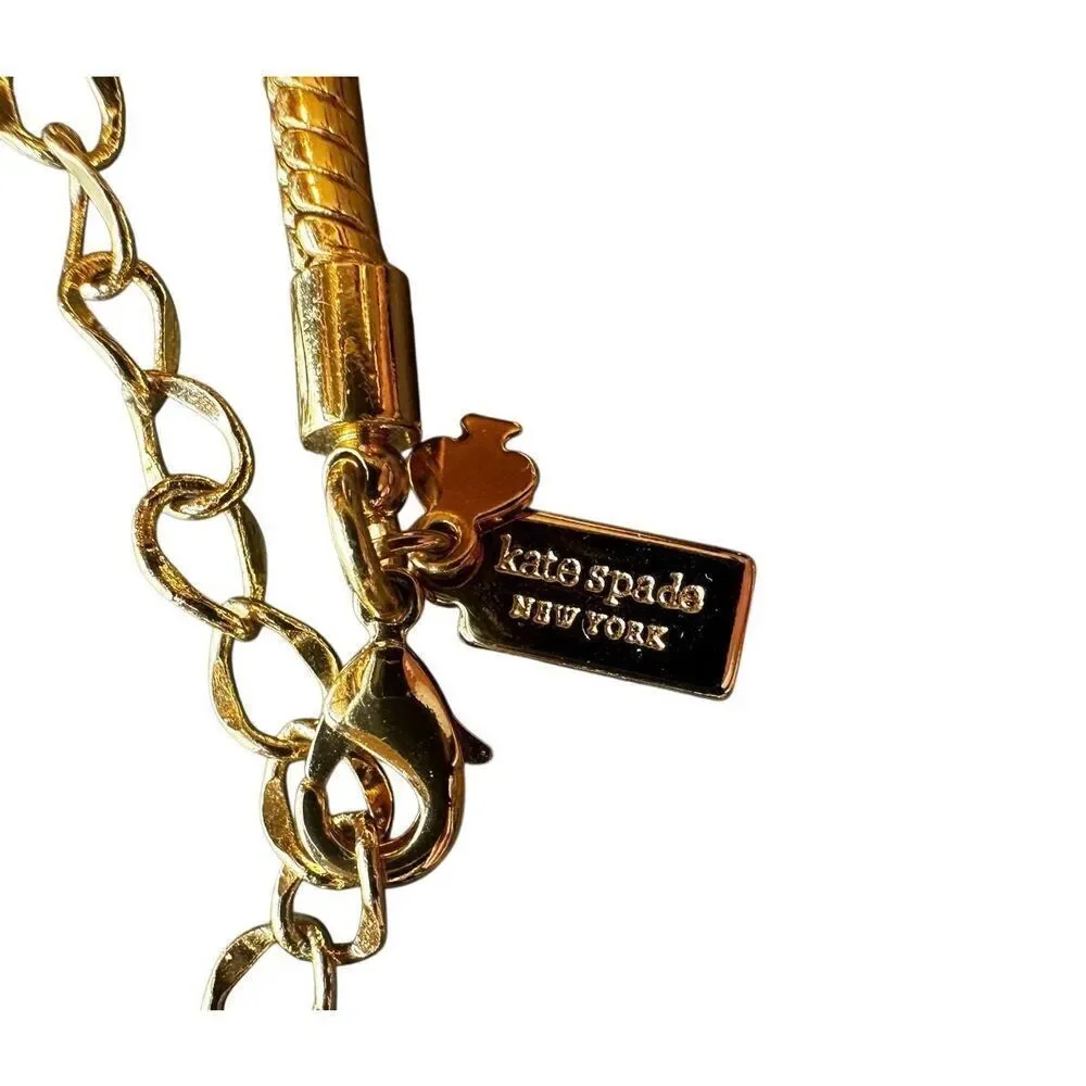 Kate spade Life of the Party Night Sky Pendant gold necklace 30”